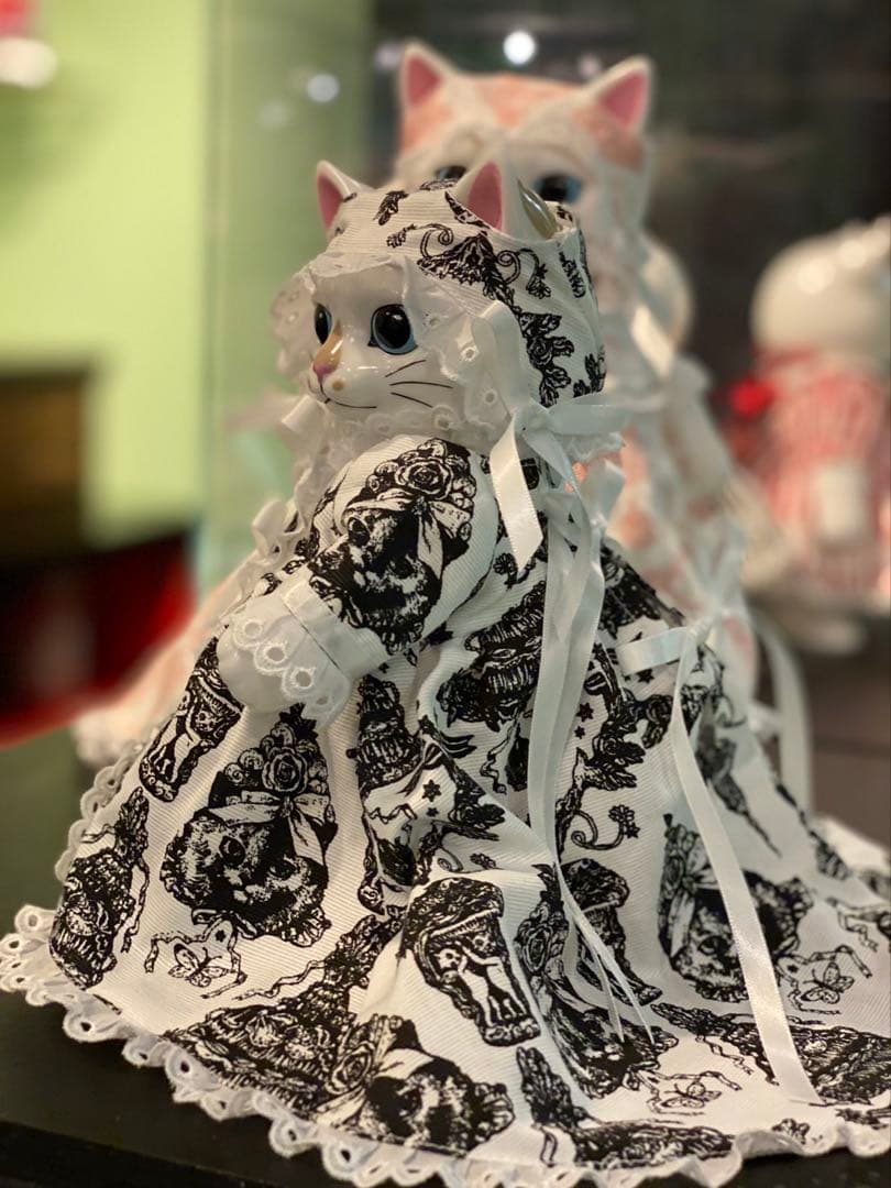 ヒグチユウコ こはるのお人形用 goblin Victorian柄 黒 ドレス