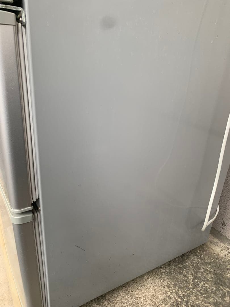 シルバー 3ドア冷蔵庫　サンヨー