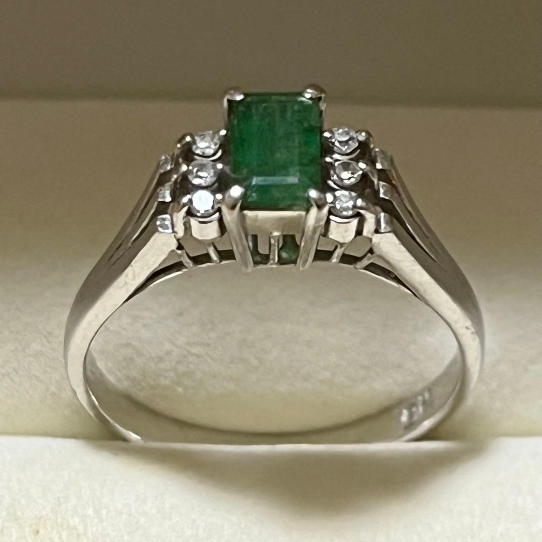 WGエメラルドダイヤモンドリング