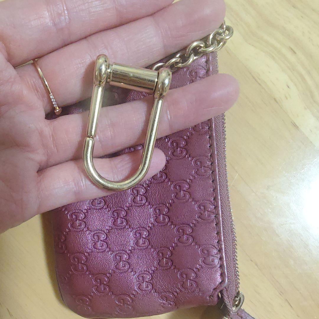 GUCCI GGパターン ケース パープル