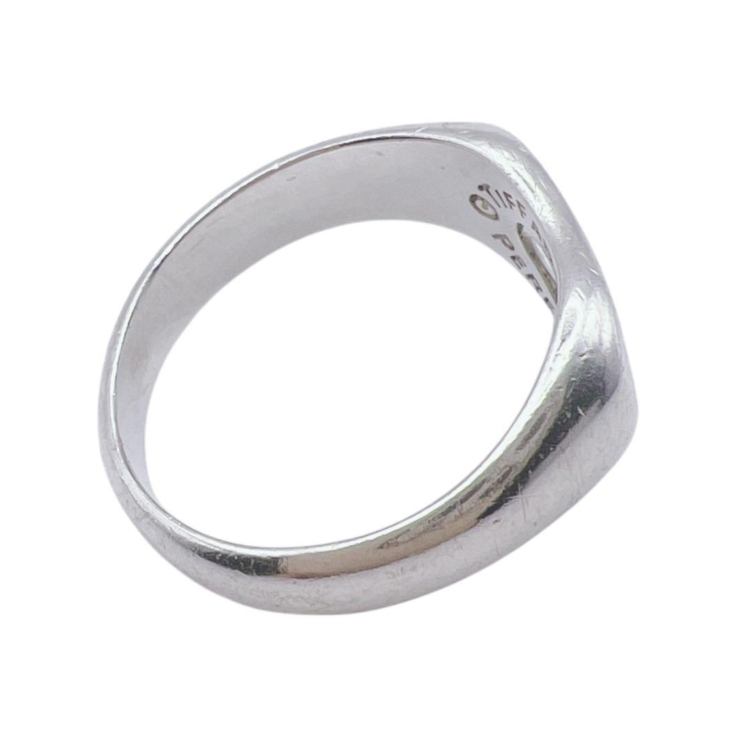 ティファニー　オープンハート　シルバー　リング　エルサペレッティ