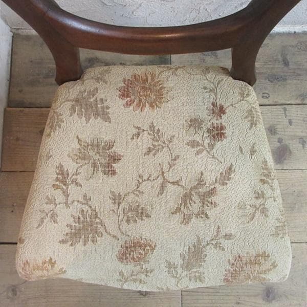 イギリス アンティーク 家具 バルーンバックチェア 椅子 イス 英国 4662d