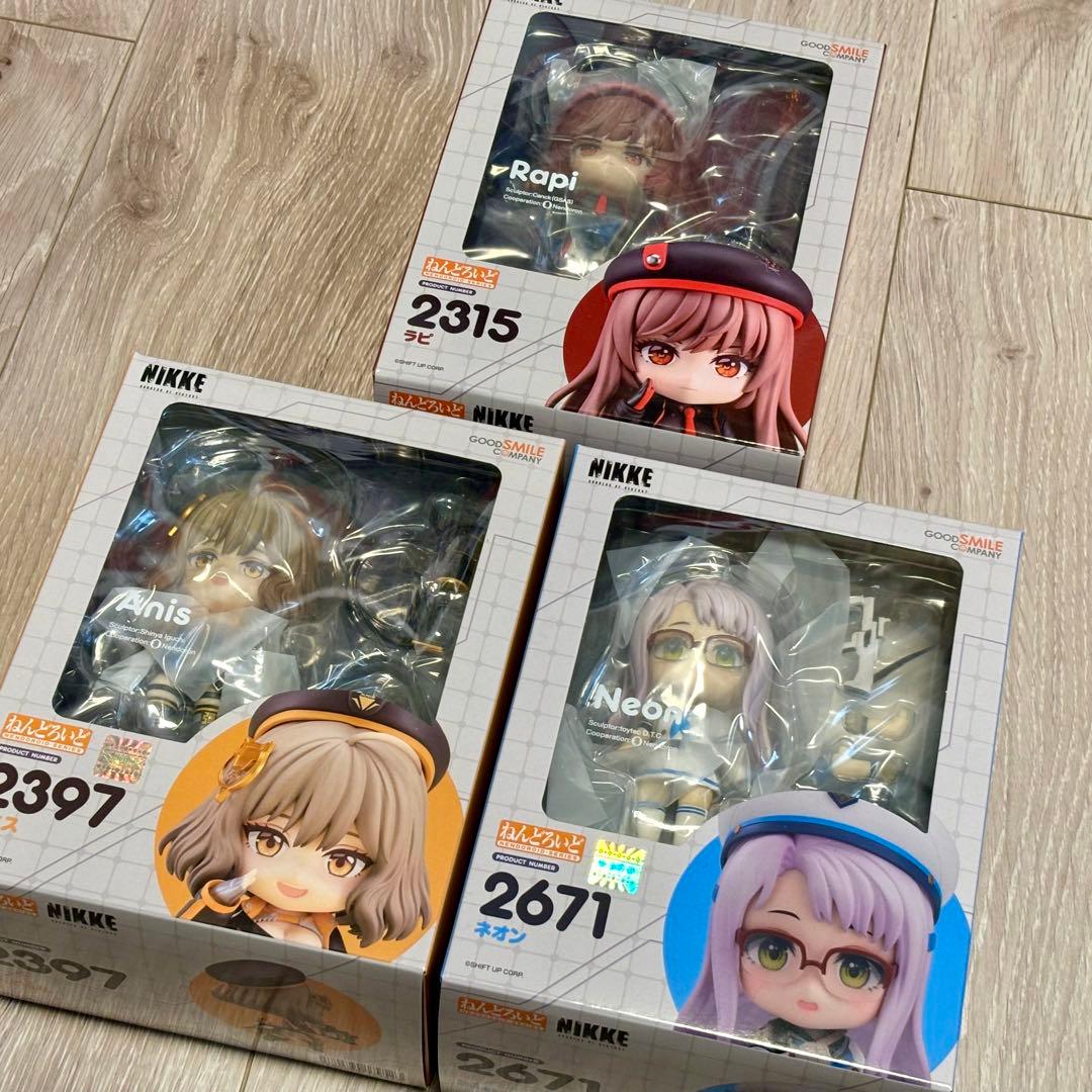 【新品未開封】NIKKE ねんどろいど ラピ アニス ネオン 3点セット