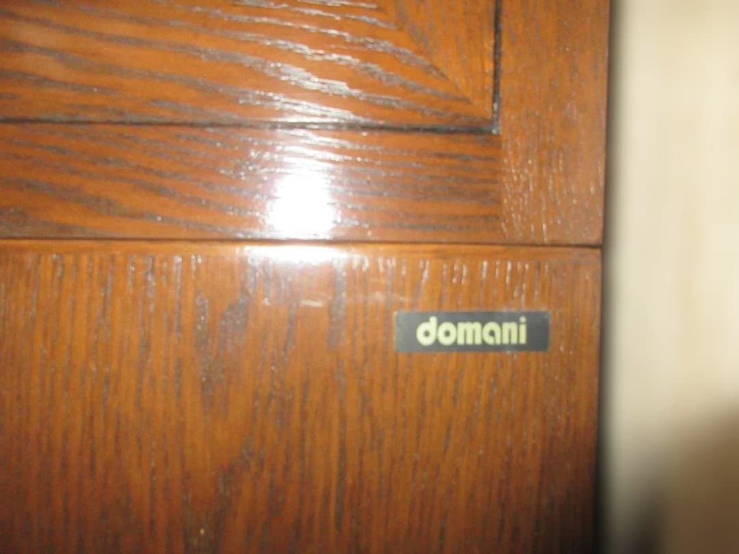 カリモク　最高峰　ドマーニ　モーガントン　ガラス扉付き　キャビネット　左側