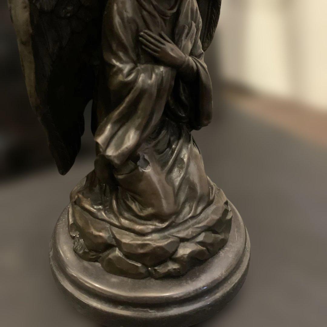 ブロンズ製 祈祷天使像 祈り 31-234