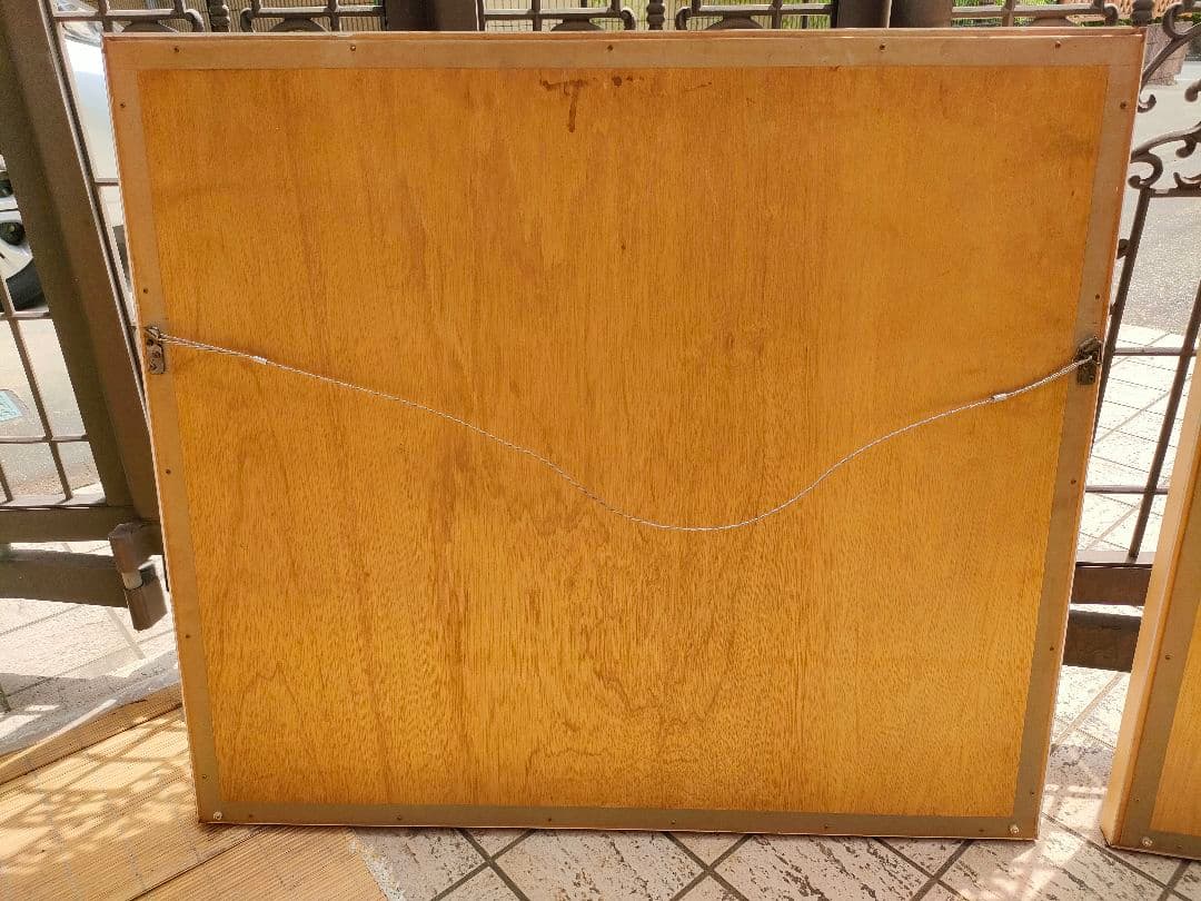 水墨画　Carol Grigg キャロルグリッグ　PAINTED　PONY　額縁