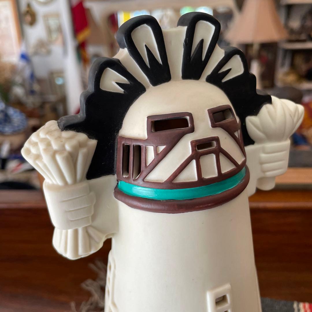 貴重！70's〜アメリカアンティーク　ネイティブカチナ置物USAヴィンテージ雑貨