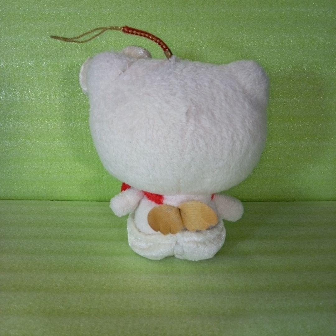 ハローキティ　HELLO KITTY　赤白マフラー　スカーフ　ぬいぐるみ　レア