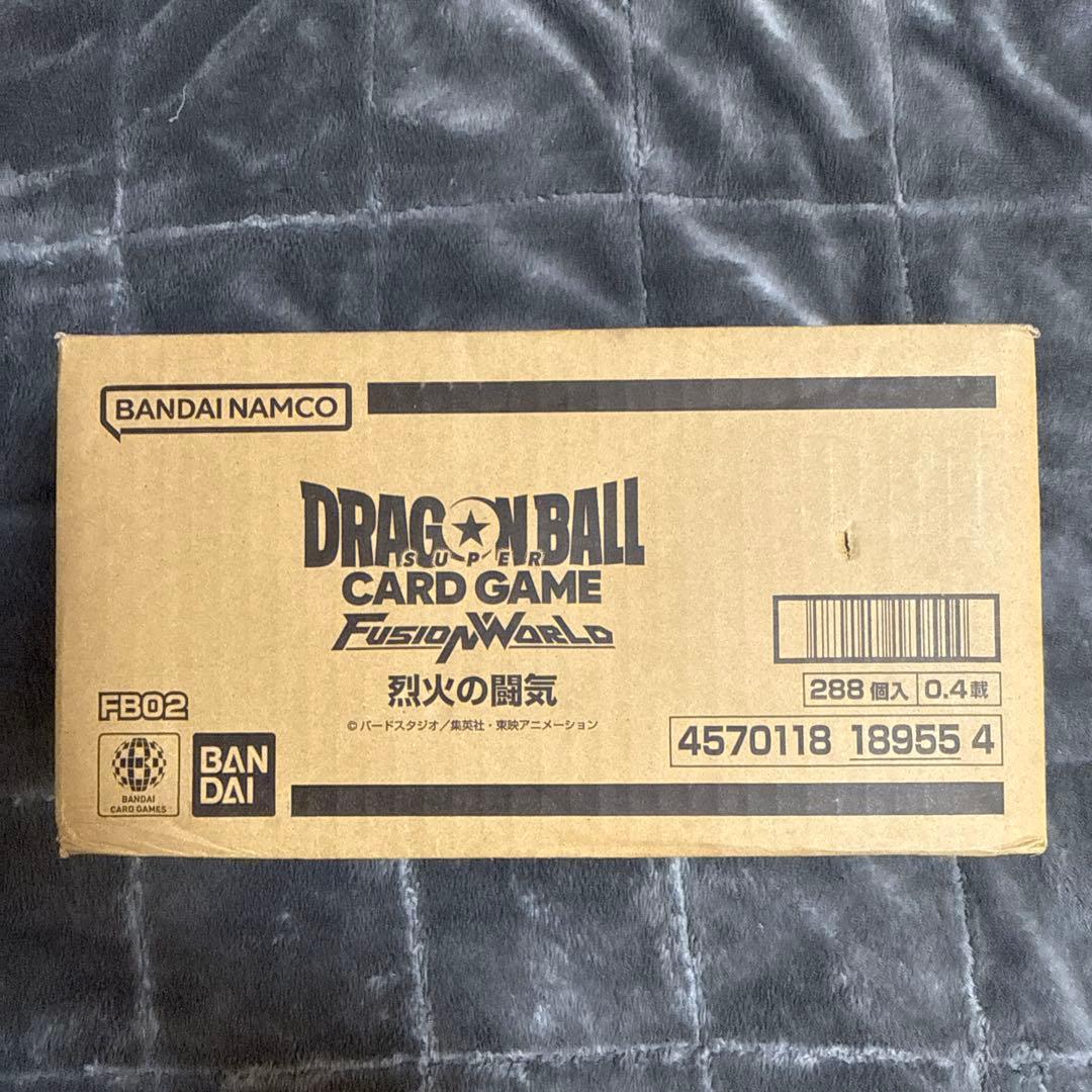 【新品•未開封】ドラゴンボールフュージョンワールド　烈火の闘気　1カートン