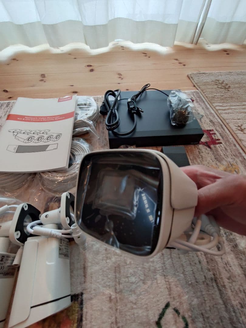 500万画素　POE防犯カメラ　４台セット