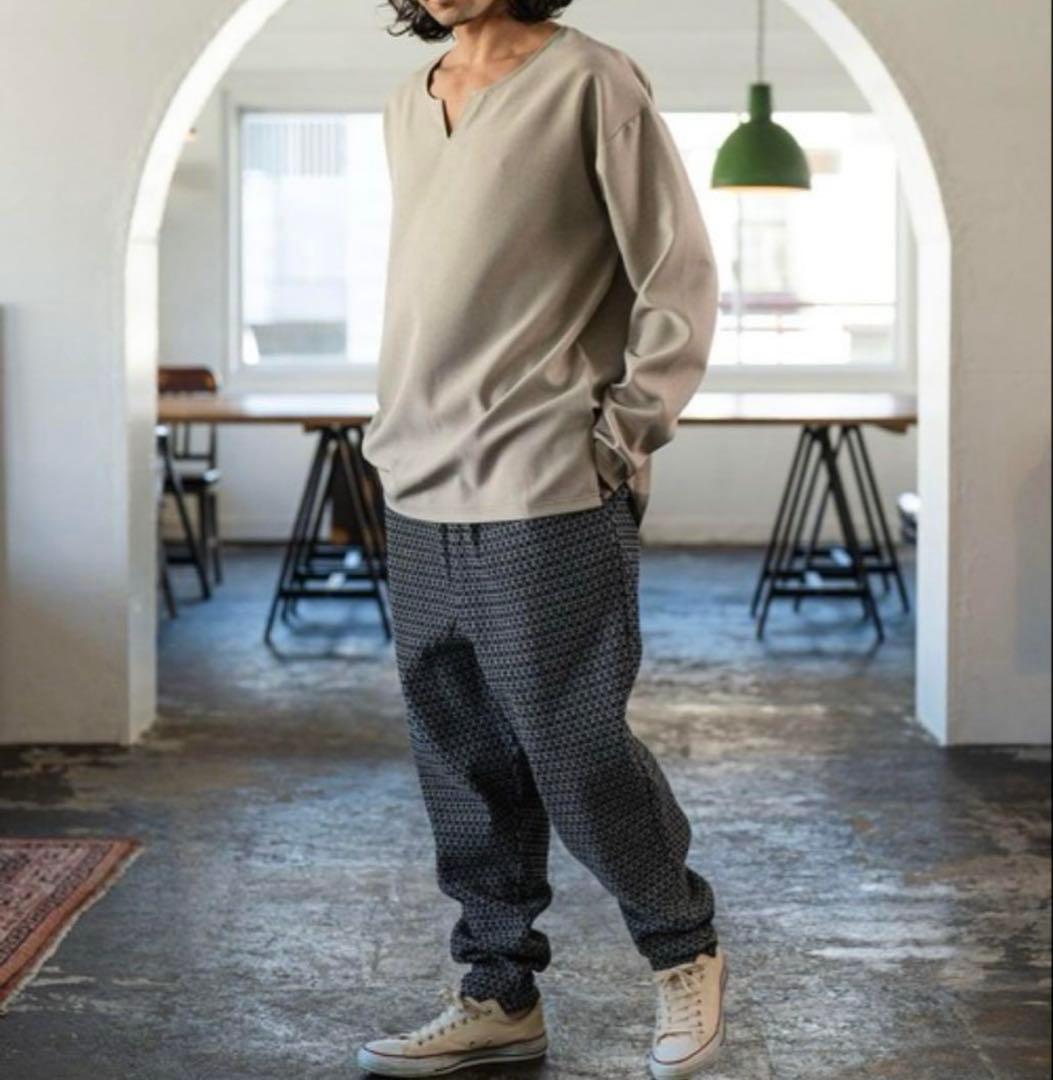 CAMBIO サルエルパンツ バルーン ワイドテーパード L デニム ジョガー