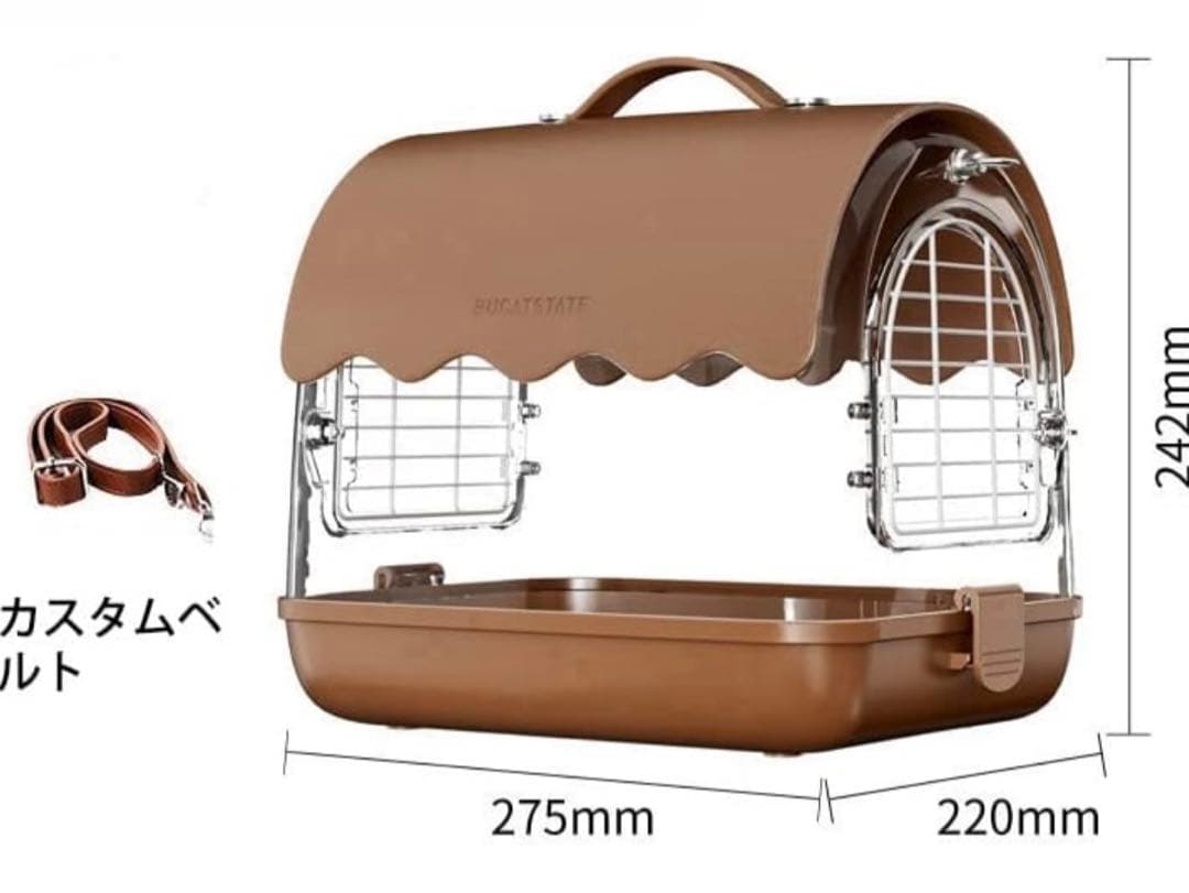 完売　希少　可愛い　鳥籠　小動物　キャリーケース　かわいい　スカラップ