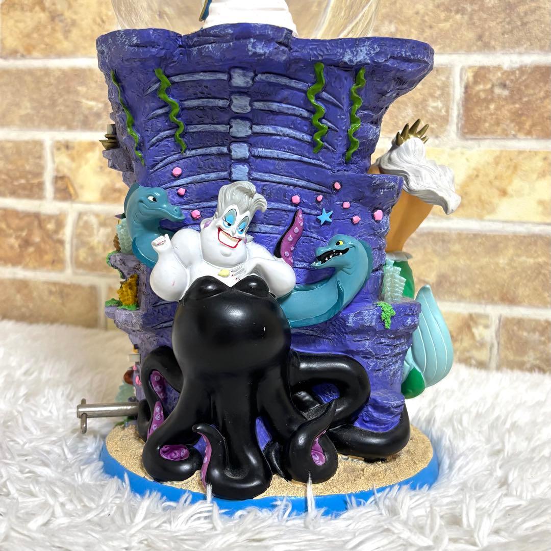 【美品】 超希少 ディズニー リトルマーメイド スノーグローブ オルゴール