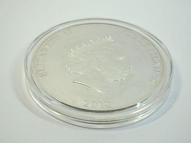 2012年 クック諸島 昇龍 25ドル 5oz銀貨