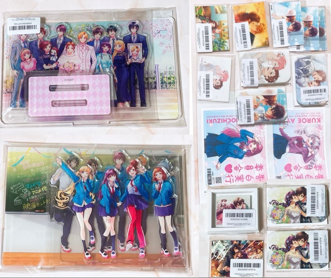 HoneyWorks くじ ジオラマアクリルスタンドA 春輝 美桜 蒼太