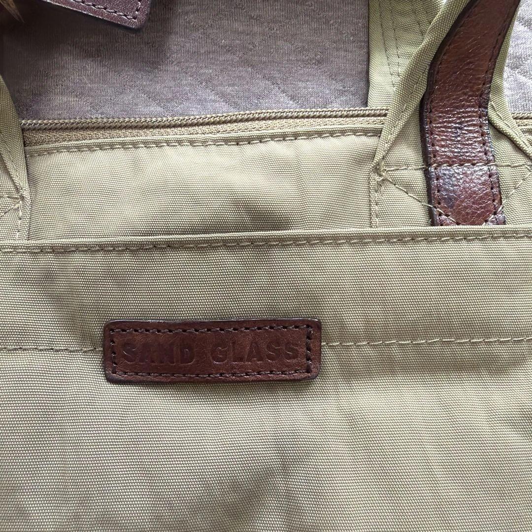 JASDFプレミアムタグ付きスタンドグラッシュ ビジネスバッグ ベージュ