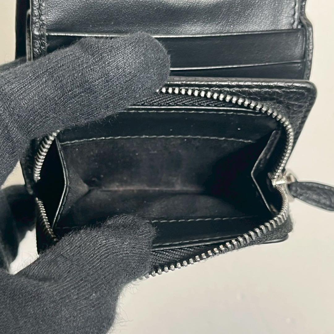 【未使用に近い・付属品完備✨】プラダ 三つ折り財布 ヴィッテロダイノ レザー