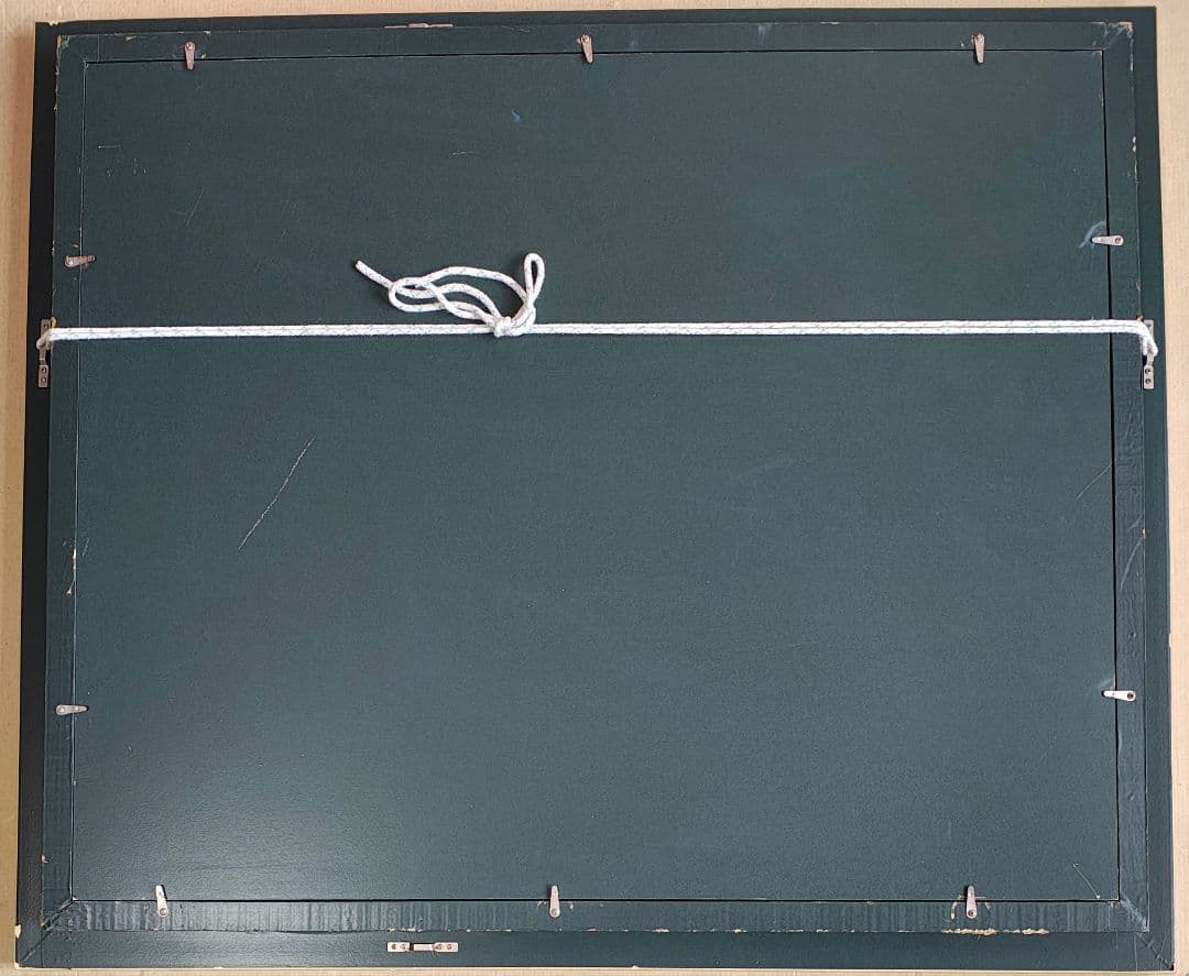 ​F15号 油絵・額縁セット アンティーク調 ゴールド アクリル板仕様