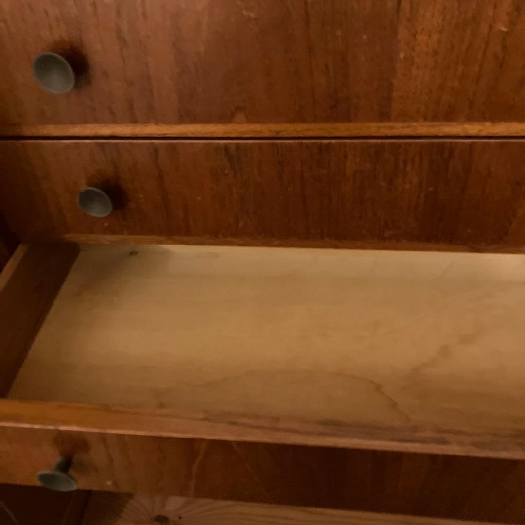 ウッドキャビネット 3引き出し ヴィンテージ