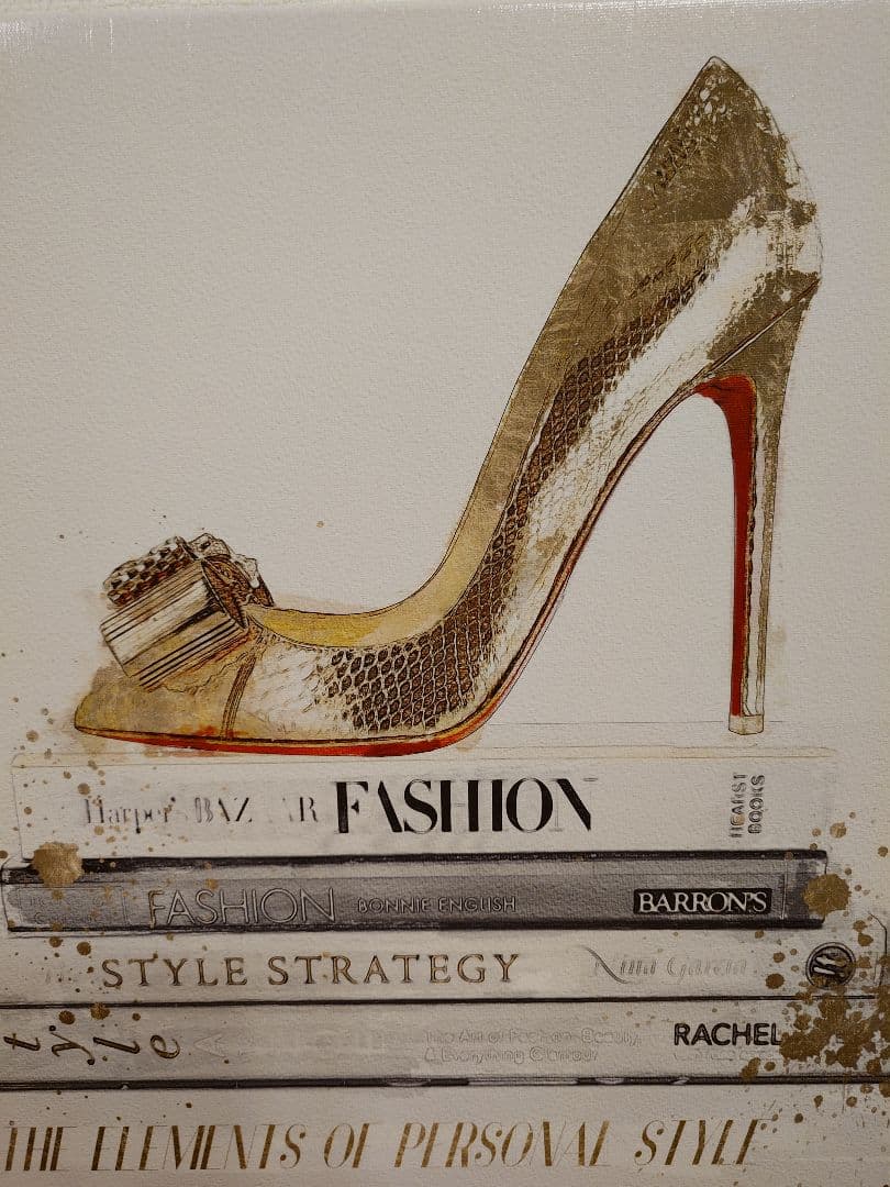 新品同様 オリバーガル Gal Gold shoe and red sole