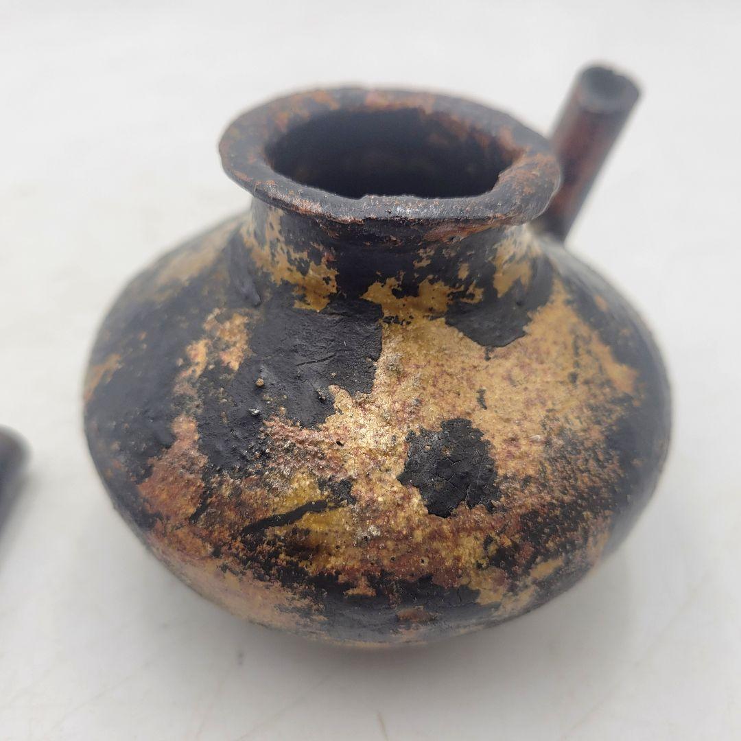 瀬戸焼　灯火器　時代物　江戸時代　古陶磁器　小民具　骨董品、美術品