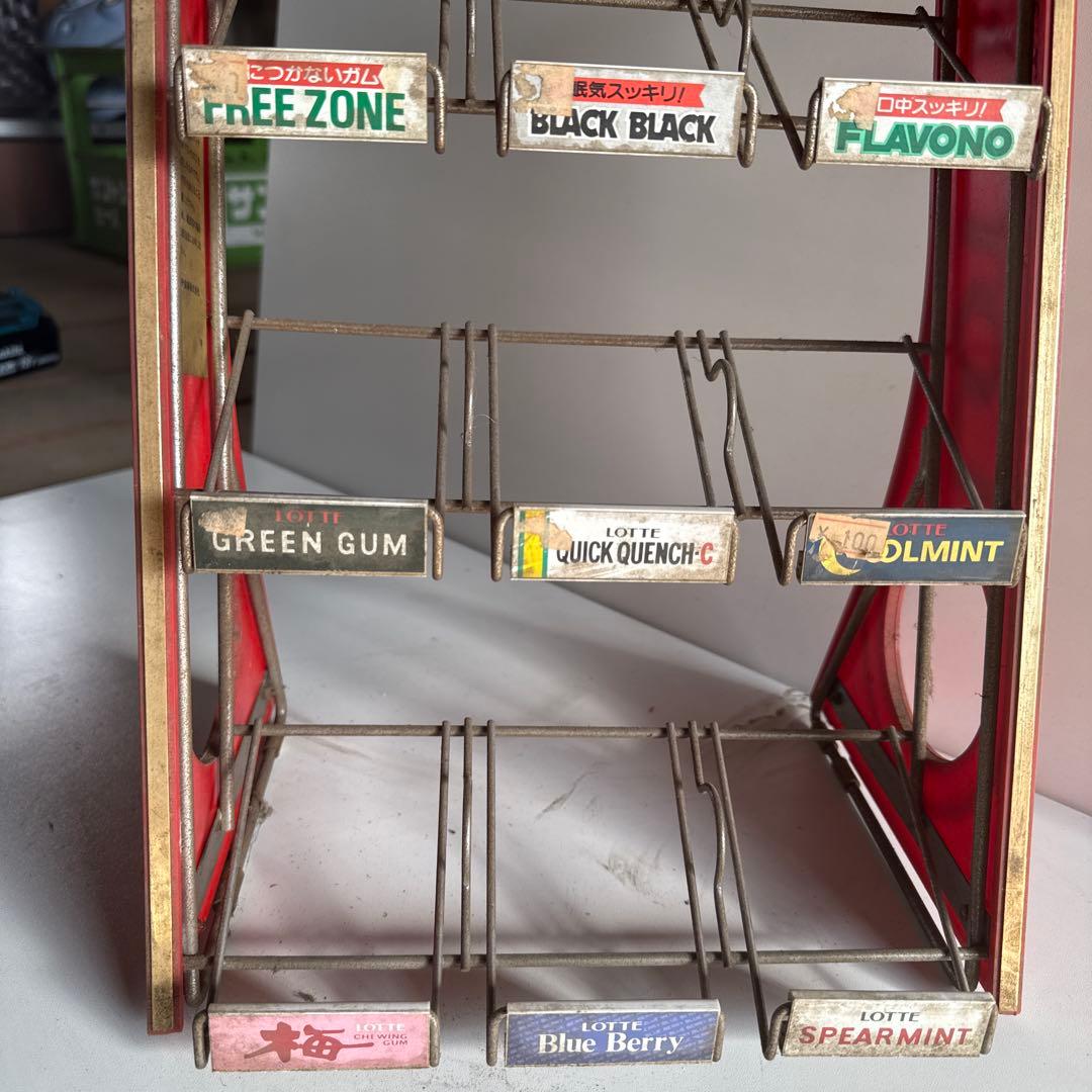 LOTTE ガムディスプレイスタンド 中型 赤