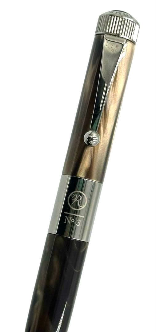 【美品】伊東屋　ROMEO No.3 ボールペン　太軸 イタリアングレー©245