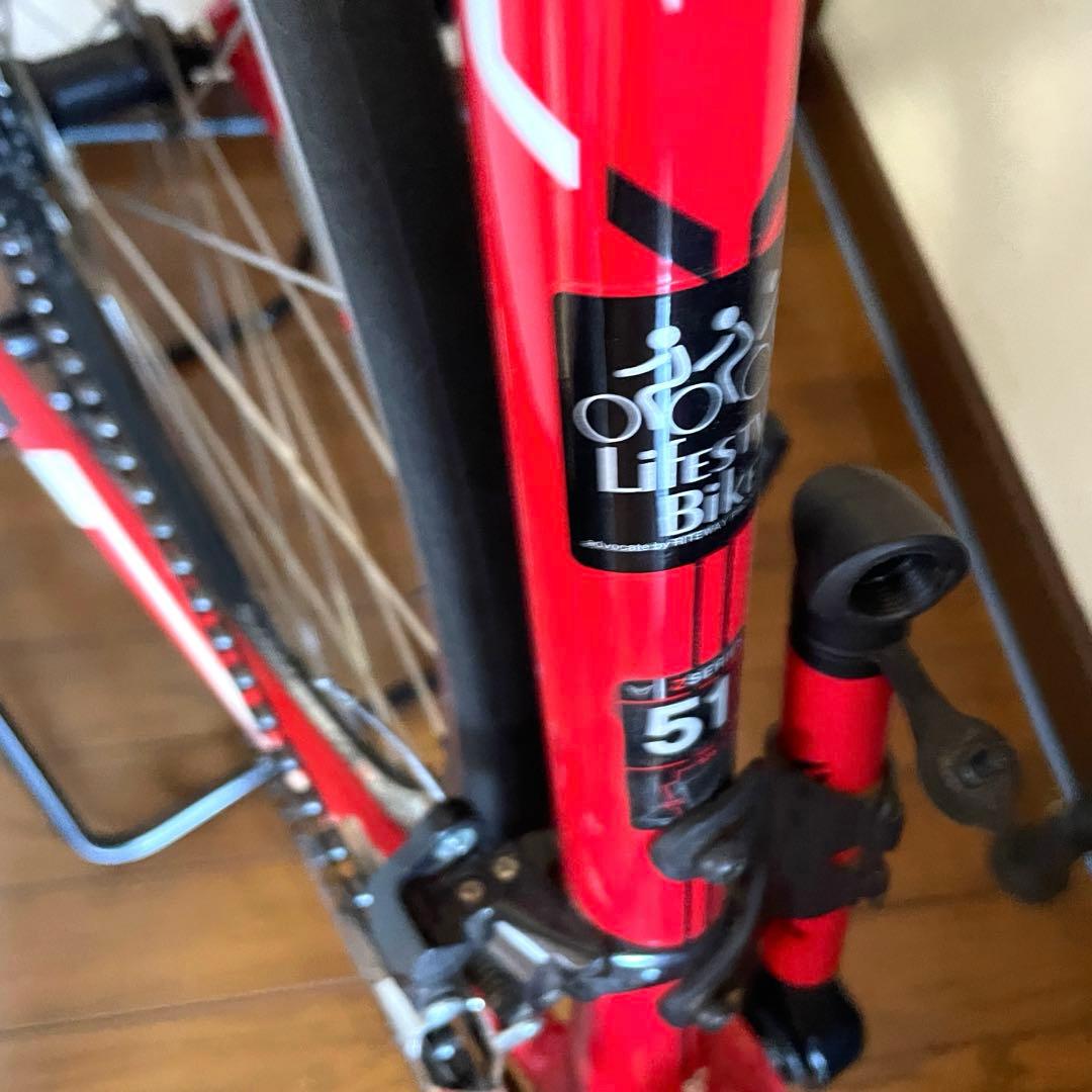 か*ー様 FELT ロードバイク　赤　レッド　フレーム51cm 6061