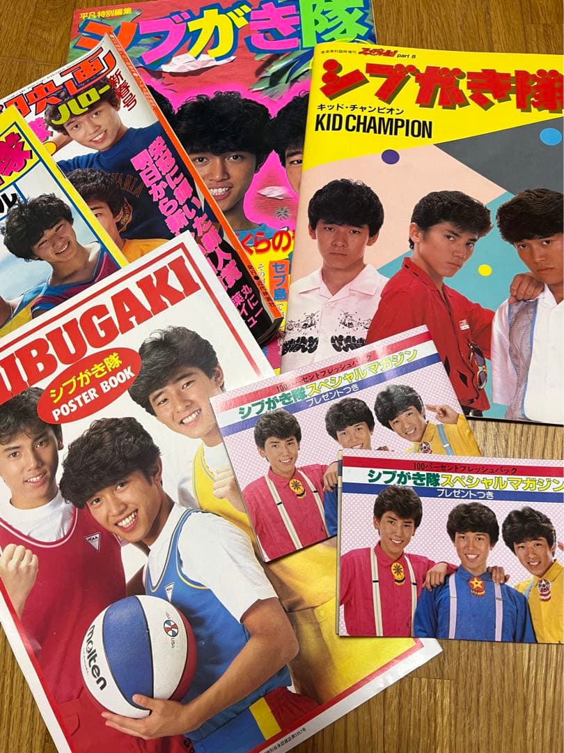 シブガキ隊写真集　映画パンフレット等