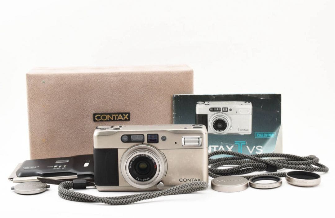 【付属品多数】CONTAX TVS コンパクトフィルムカメラ