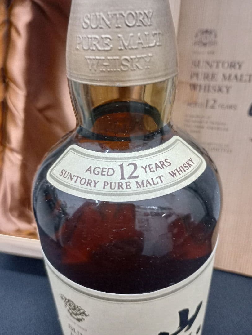 サントリー ピュアモルトウイスキー 山崎12年 750ml 43％ 木箱付 希少