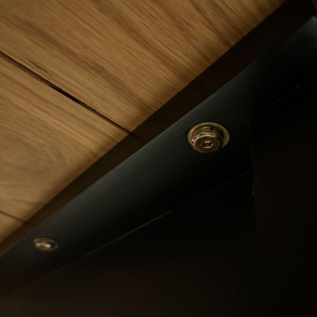 ダイニングテーブル　160cm オーク　一枚板風