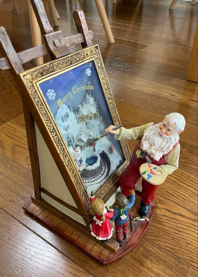 サンタクロース クリスマス オルゴール　フィギュア