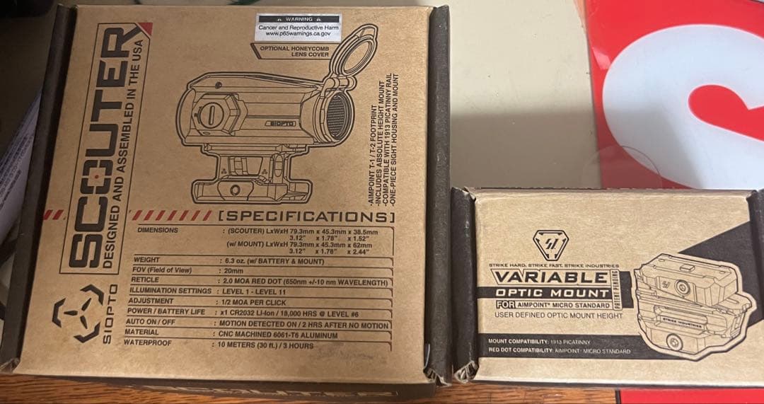 トイガン STRIKE INDUSTRIES SCOUTER VARIABLE MOUNT