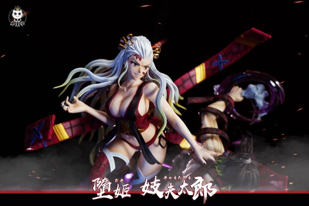 ☆妓夫太郎 & 堕姫 セット フィギュア ガレージキット スタチュー 鬼滅の刃