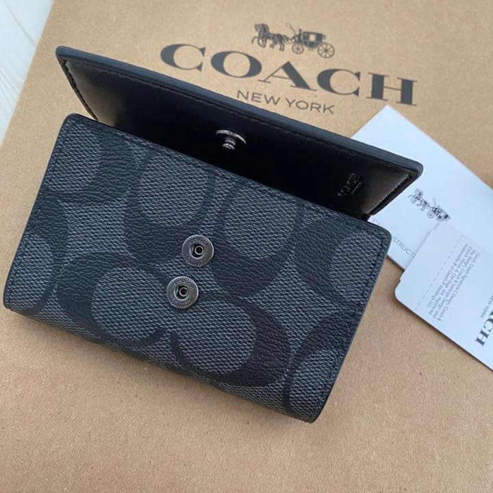 ★新品 COACH コーチ キーケース ブラック キーケース