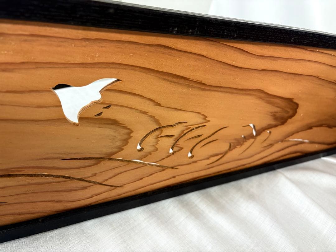 茶道具 塗師 川瀬表完 風炉先 屏風 衝立 二枚折屏風 004