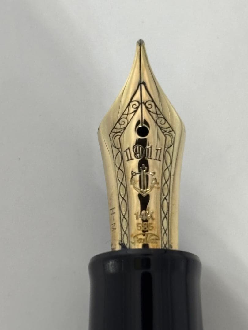 SAILOR 万年筆 薔薇模様　ペン先14Ｋ　 共箱入　高島屋