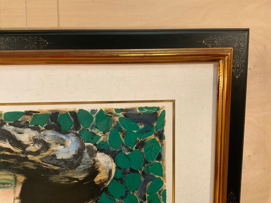 カシニョール　「四月」　リトグラフ　直筆サイン・エディション有り