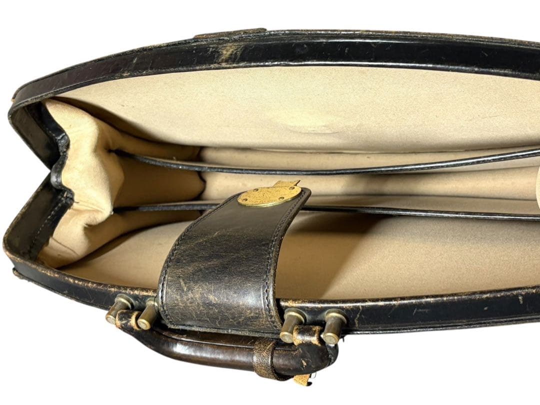 ロイズラゲッジ　Lloyd's　ダレスバッグ　ビジネスバッグ　レザー