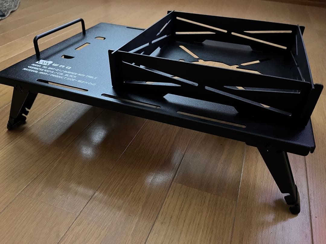 WAQ バーナーミニテーブル　ウッドパネル 4枚 + IGT規格 テーブル付