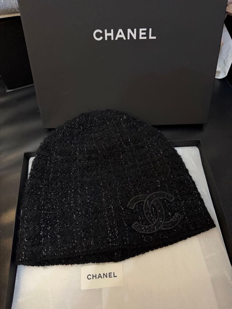 【新品未使用】CHANEL シャネル　ニット帽