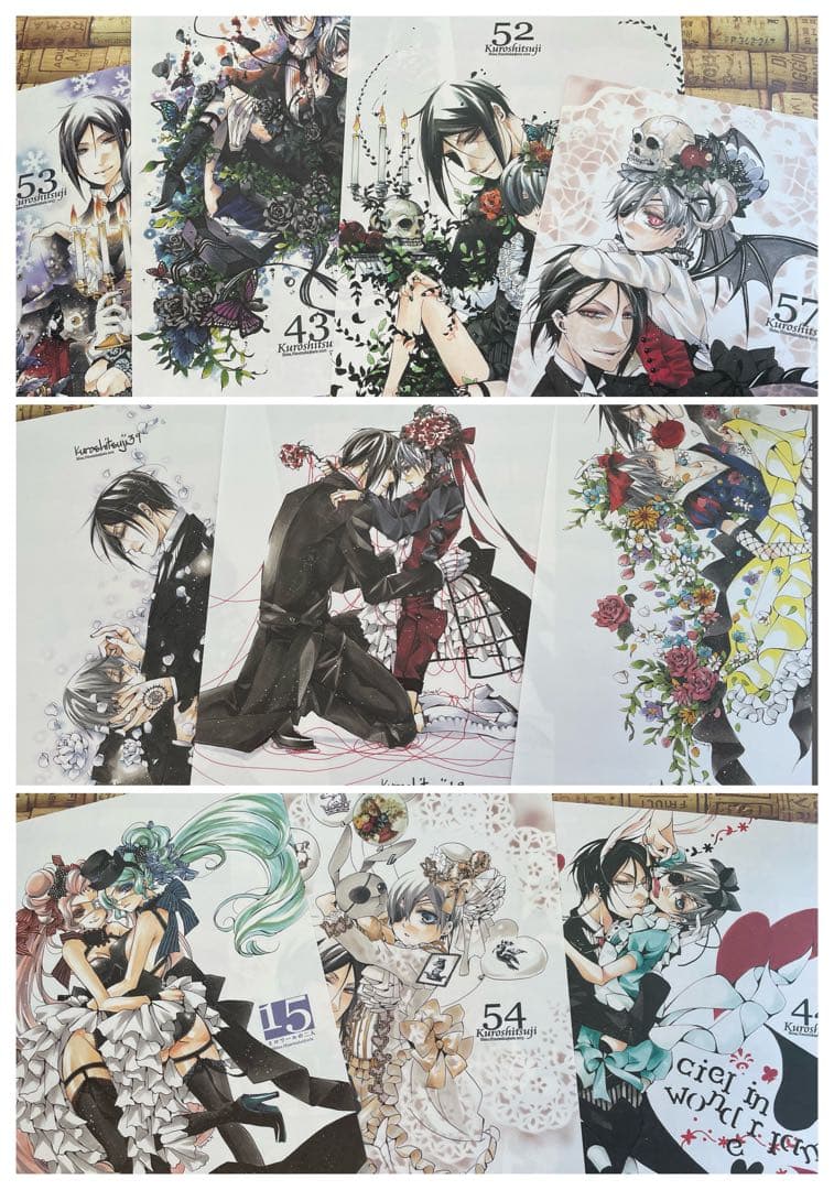 1 姫束級　同人便箋　非売品　まとめ売り　黒執事　オリジナル　希少