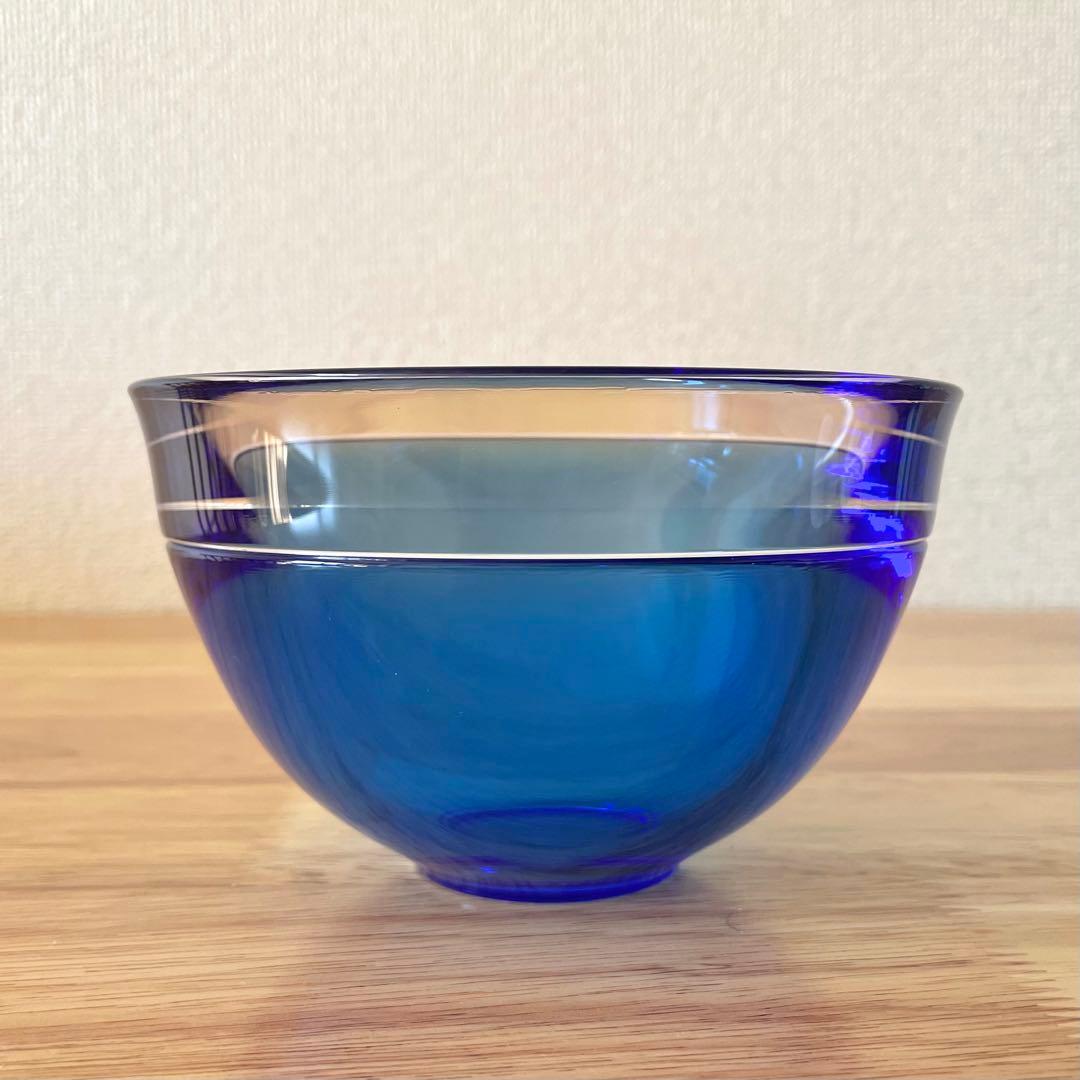 Lars Hellsten ガラスボウル Orrefors Sweden 北欧