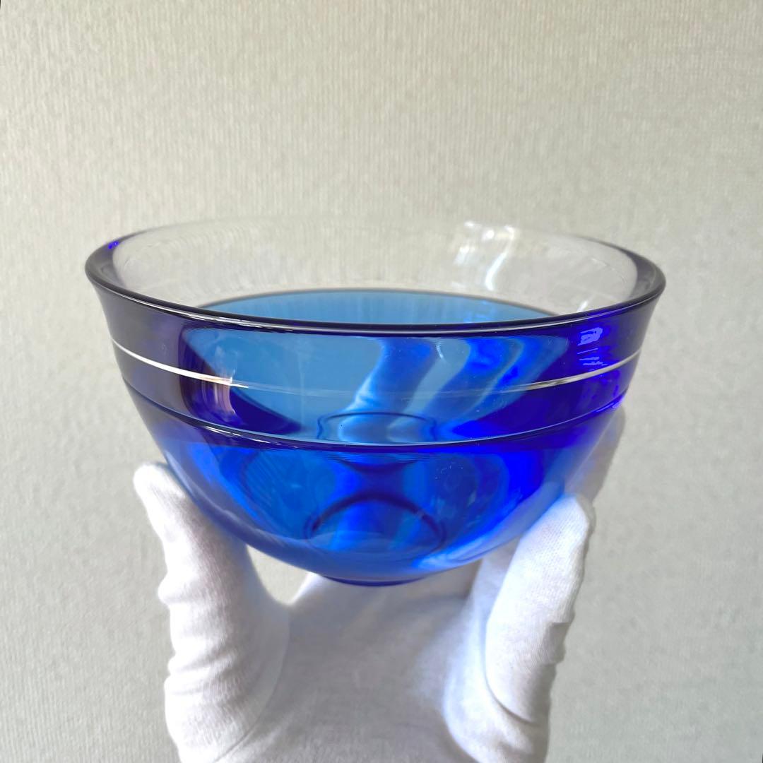 Lars Hellsten ガラスボウル Orrefors Sweden 北欧