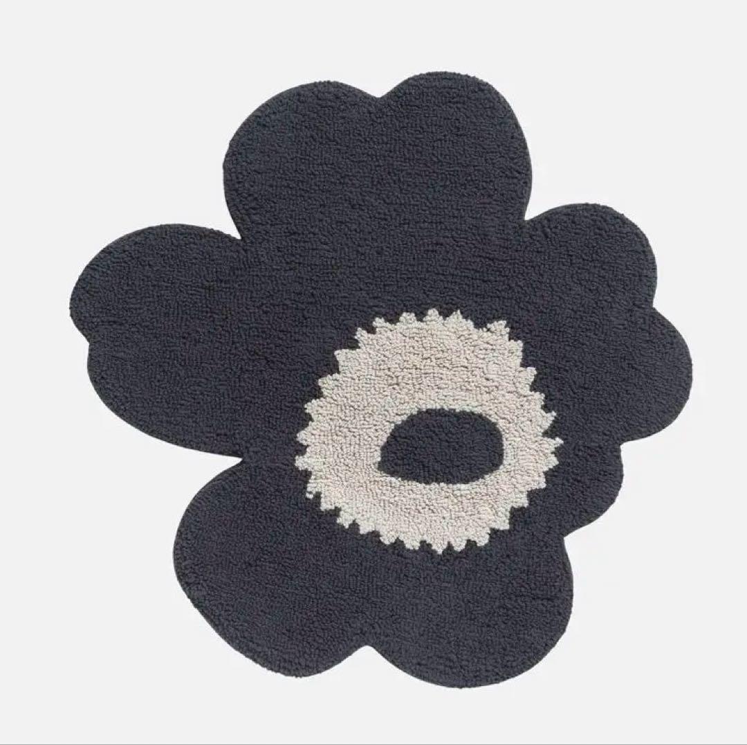 マリメッコ　バスマット　チャコール　新品タグ付き