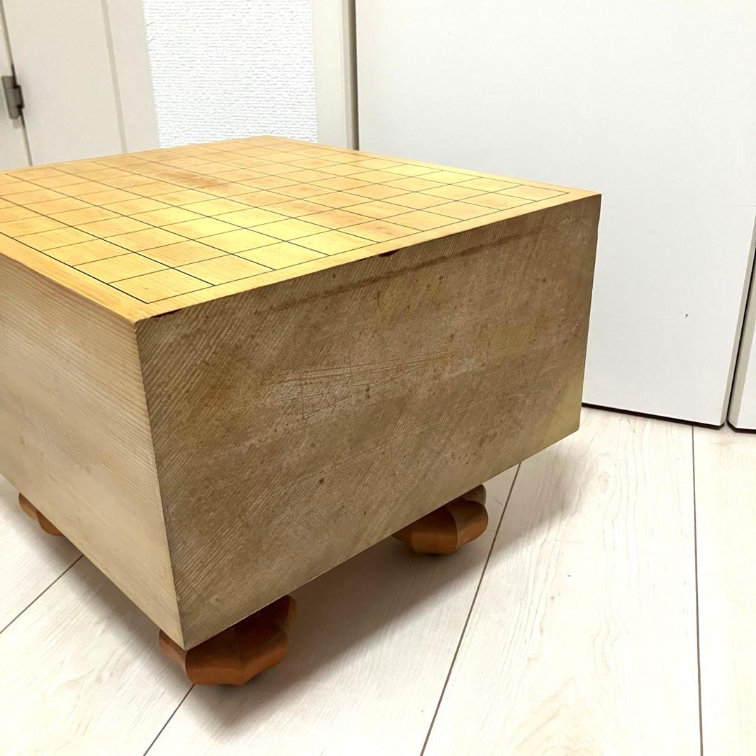 【美品】囲碁盤 極厚 高級 へそ付き 厚さ17.5cm 5.8寸 天地柾