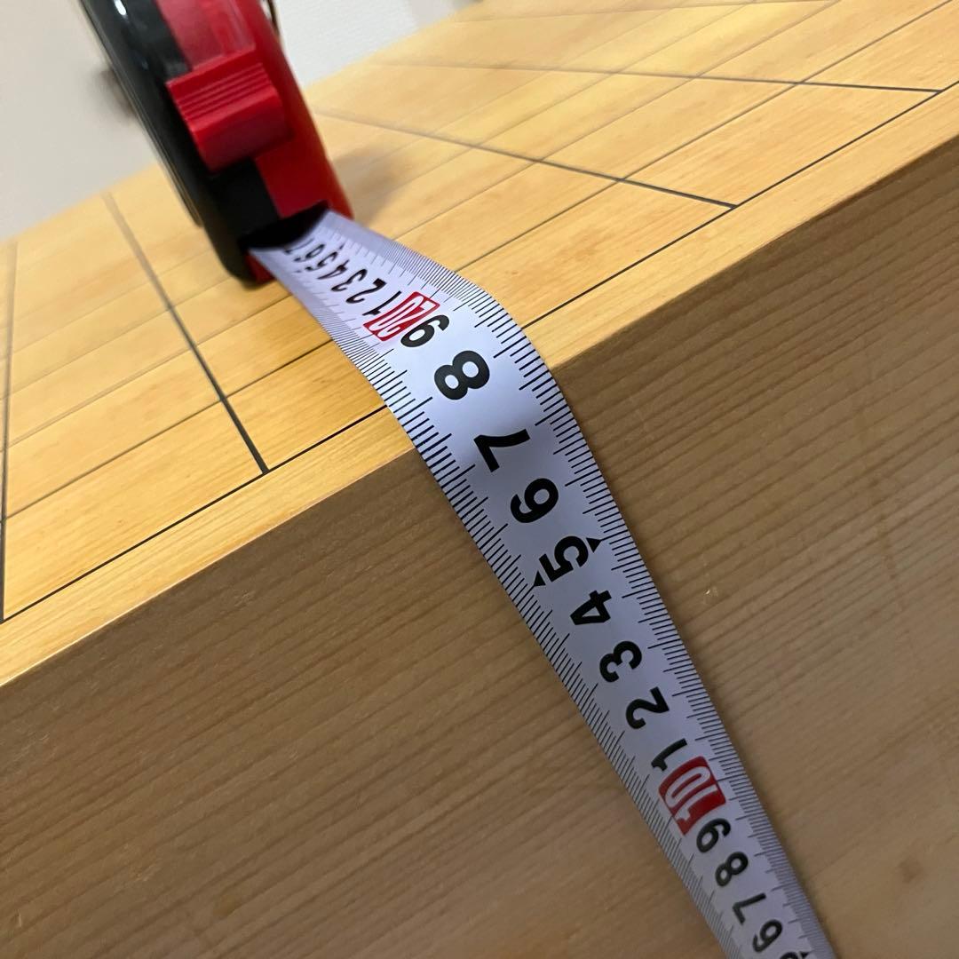【美品】囲碁盤 極厚 高級 へそ付き 厚さ17.5cm 5.8寸 天地柾
