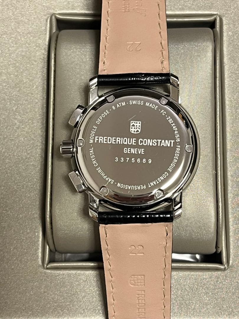 FREDERIQUE CONSTANT クロノグラフ腕時計