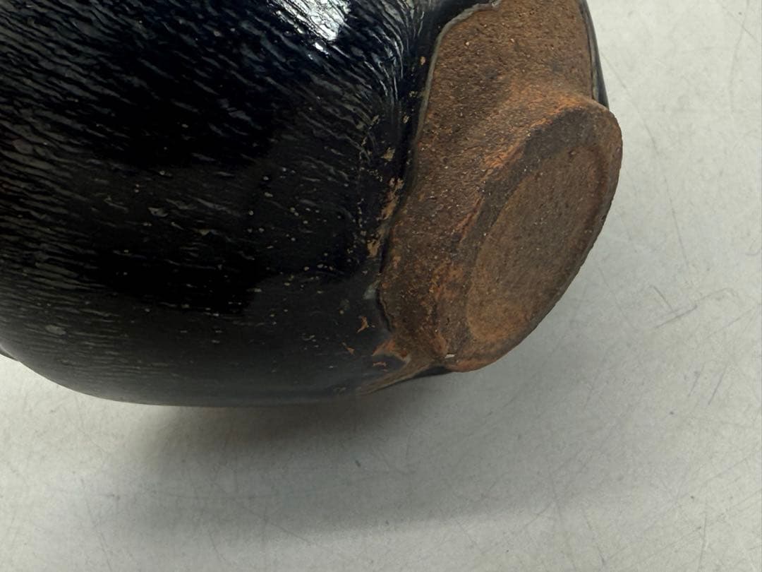 ※中国　建窯　銀豪天目茶碗　送料込み260125